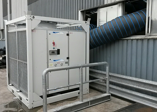 Location HPAC 90 Andrews Sykes France Usine de production : Solution temporaire de climatisation