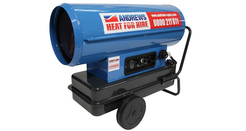 Andrews Sykes vous présente un nouveau canon à chaleur au mazout direct de forte puissance