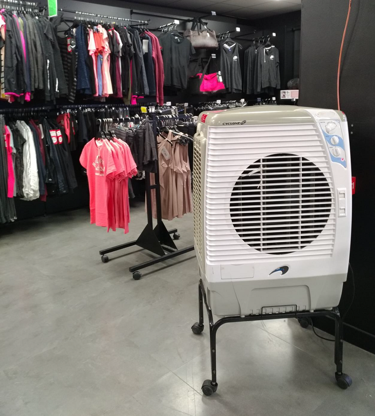 climatisation-magasin-sport Location de climatisation pour un magasin de sport